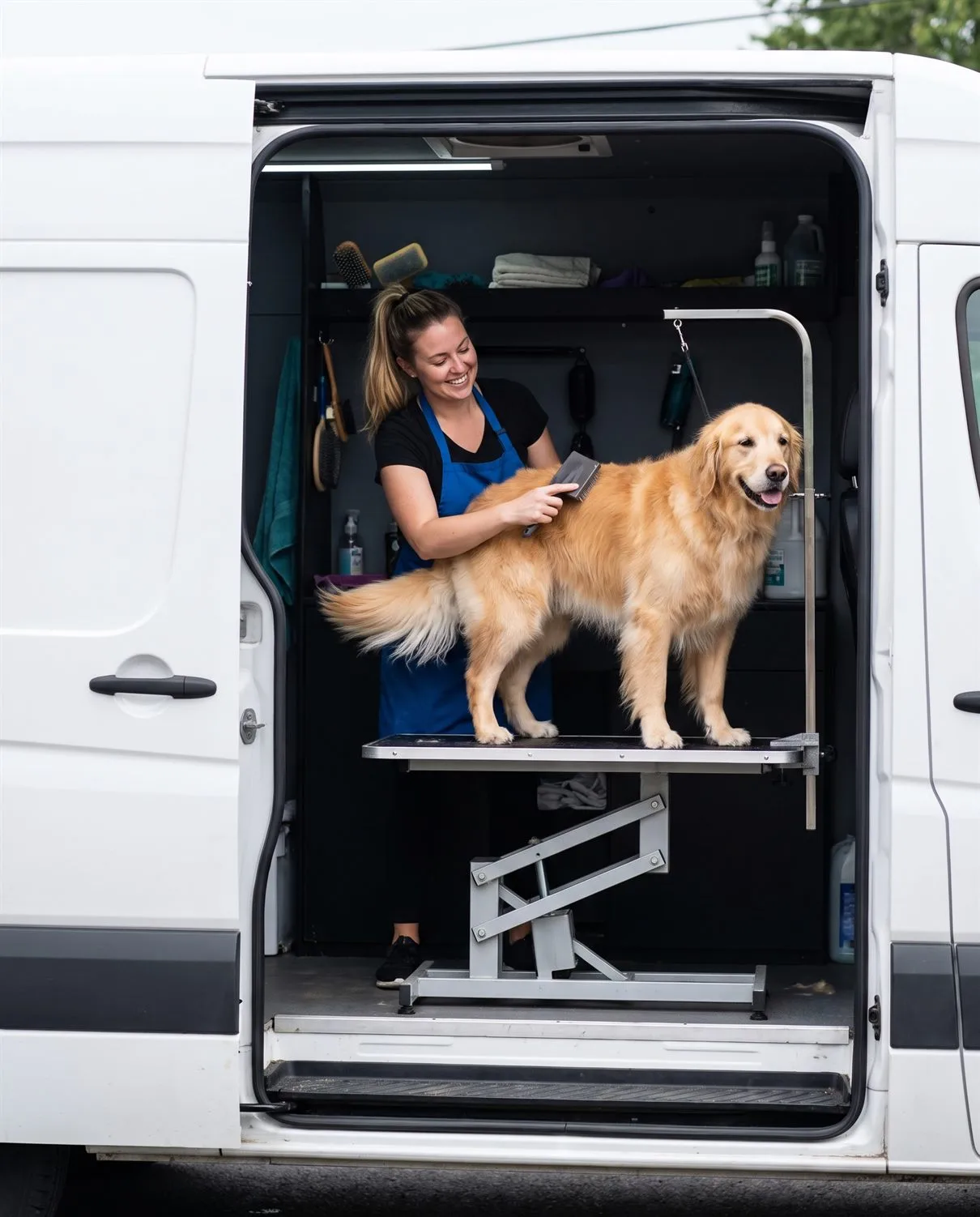 My Own Van grooming with Groomit